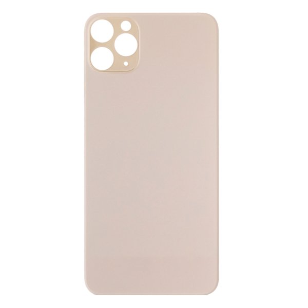 Back Glass for Apple iPhone 11 Pro Max with Large Camera Hole ( Gold )