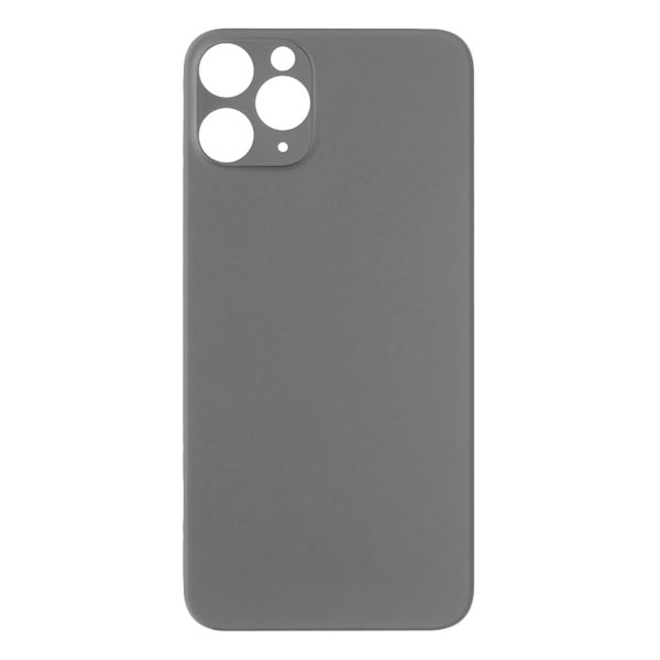 Back Glass for Apple iPhone 11 Pro with Large Camera Hole ( space gray )