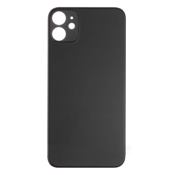 Back Glass for Apple iPhone 11 with Large Camera Hole ( black )