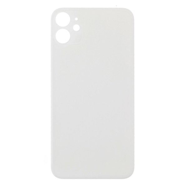 Back Glass for Apple iPhone 11 with Large Camera Hole ( white )