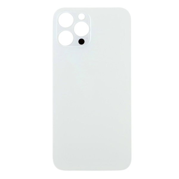 Back Glass for Apple iPhone 12 Pro Max with Large Camera Hole ( silver )