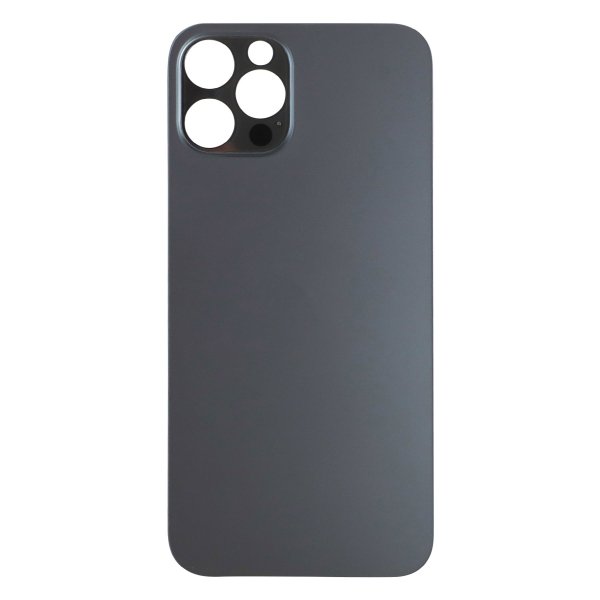 Back Glass for Apple iPhone 12 Pro with Large Camera Hole ( Graphite )