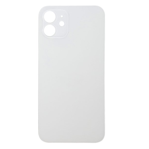 Back Glass for Apple iPhone 12 with Large Camera Hole ( white )