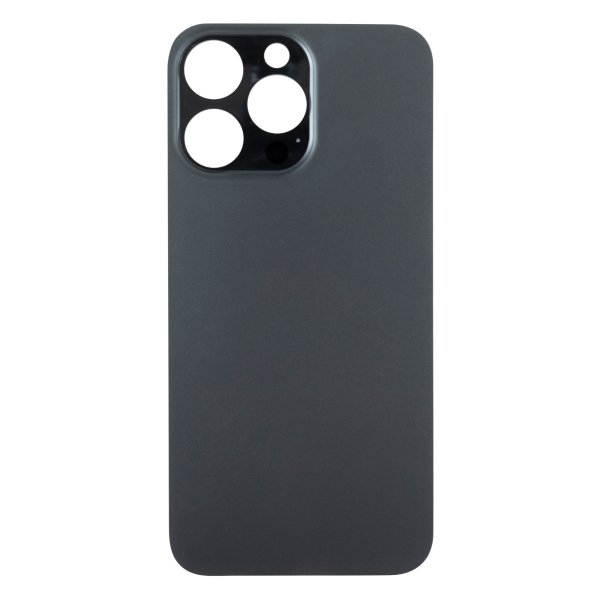 Back Glass for Apple iPhone 14 Pro Max with Large Camera Hole ( Space Black )