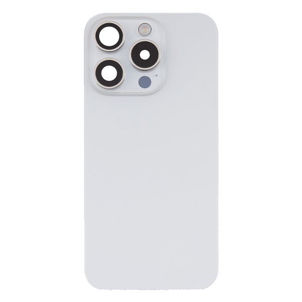 Back Glass for Apple iPhone 15 Pro max ( White Titanium )