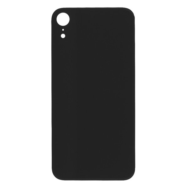 Back Glass for Apple iPhone XR with Large Camera Hole ( black )