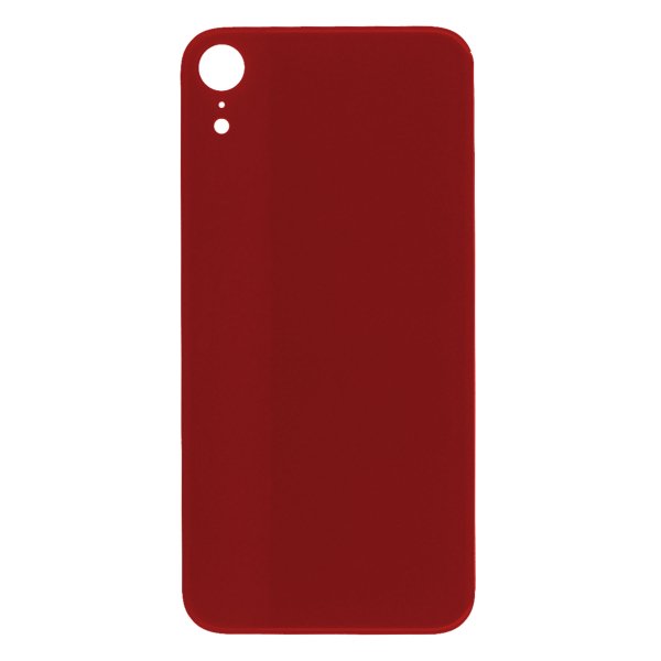 Back Glass for Apple iPhone XR with Large Camera Hole ( red )