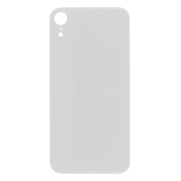 Back Glass for Apple iPhone XR with Large Camera Hole ( white )