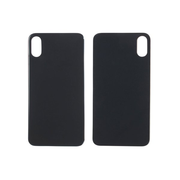Back Glass for Apple iPhone Xs with Large Camera Hole ( space gray )