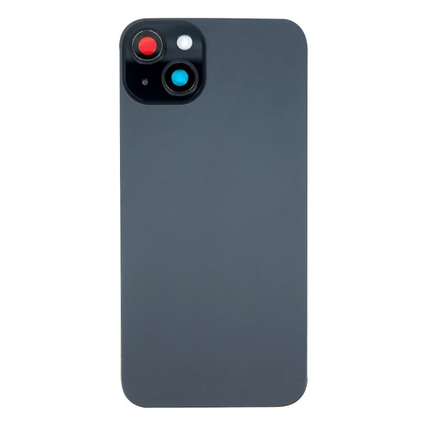 Back Glass with Camera Lens for Apple iPhone 15 plus ( Black )