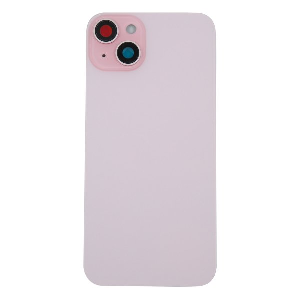 Back Glass with Camera Lens for Apple iPhone 15 plus ( pink )
