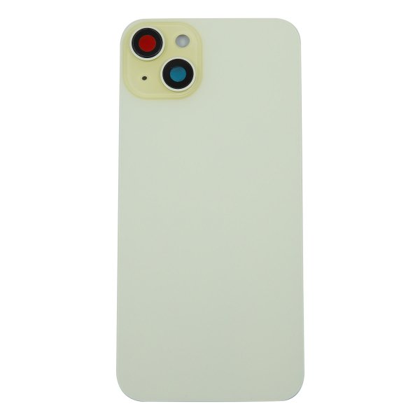 Back Glass with Camera Lens for Apple iPhone 15 plus ( yellow )