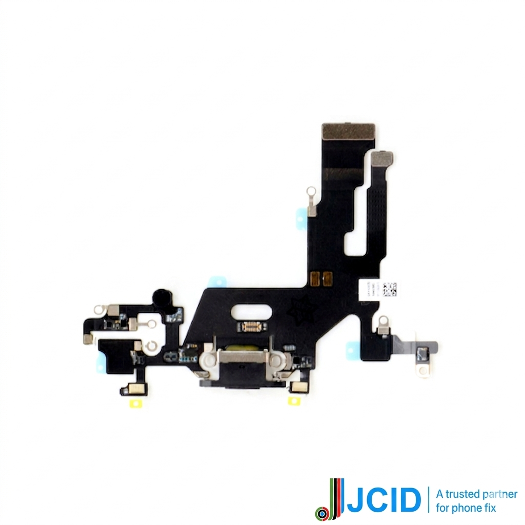 Iphone 11 (premium) Jcid Charging Port Flex - Black