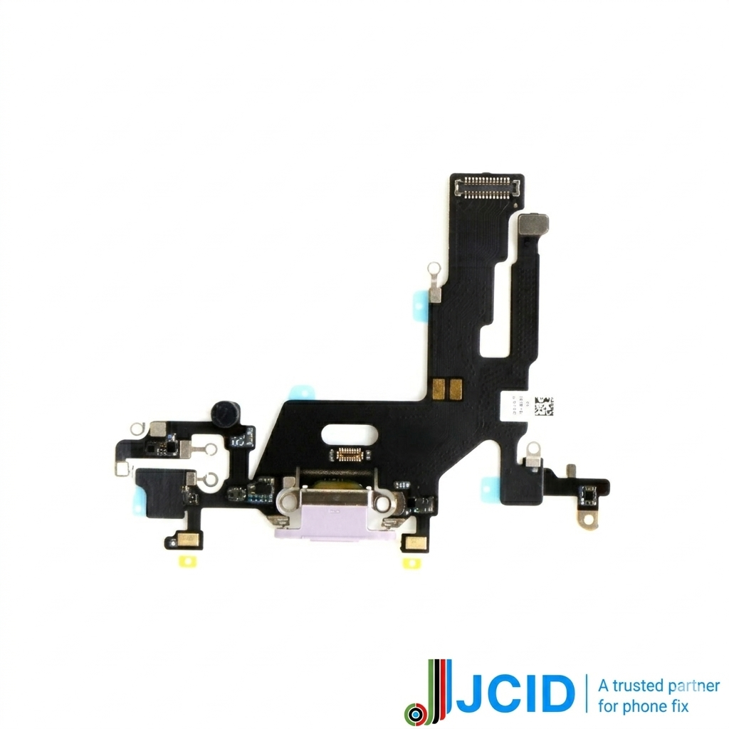 Iphone 11 (premium) Jcid Charging Port Flex - Purple