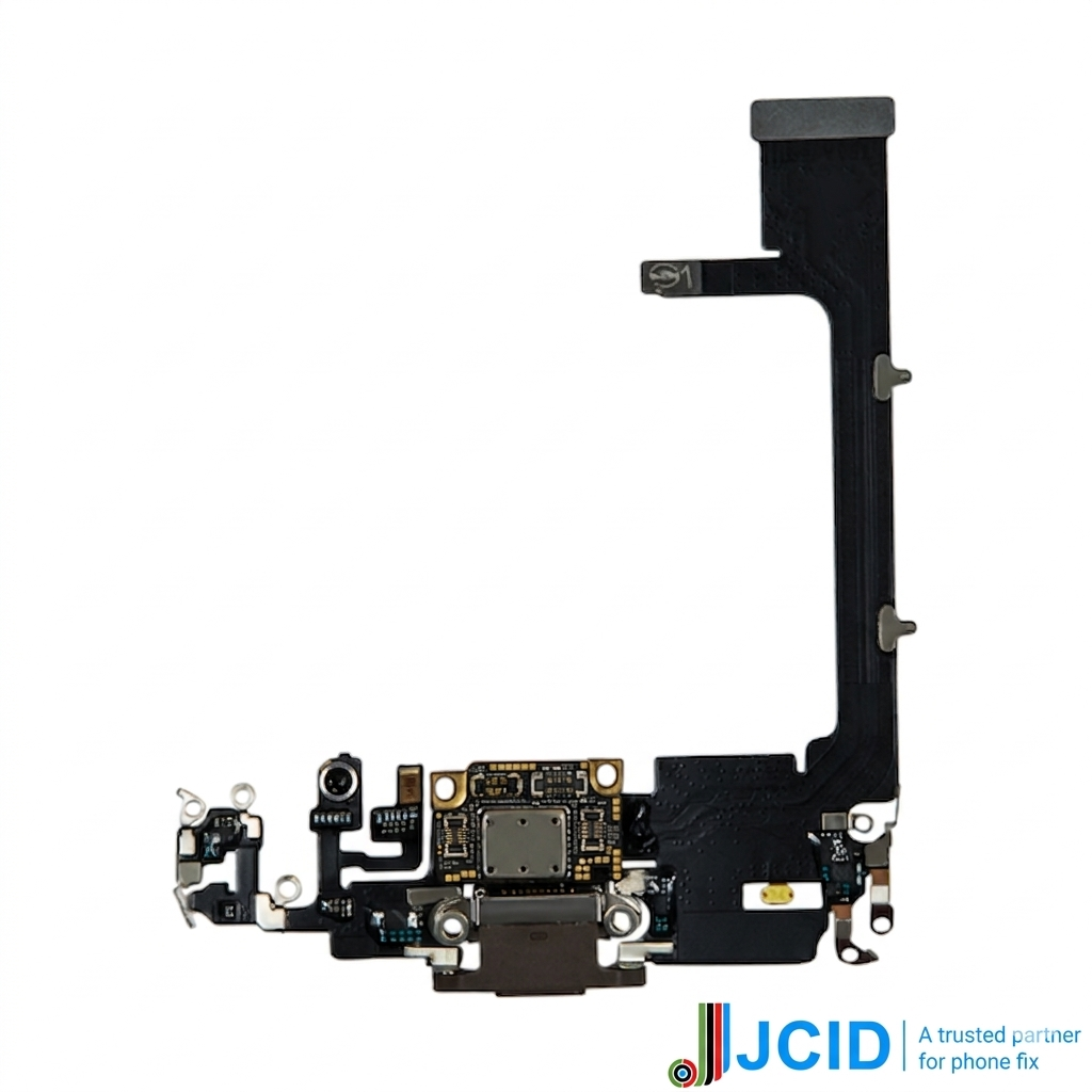Iphone 11 Pro (premium) Jcid Charging Port Flex - Gold