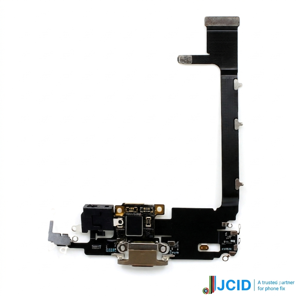 Iphone 11 Pro Max (premium) Jcid Charging Port Flex - Gold