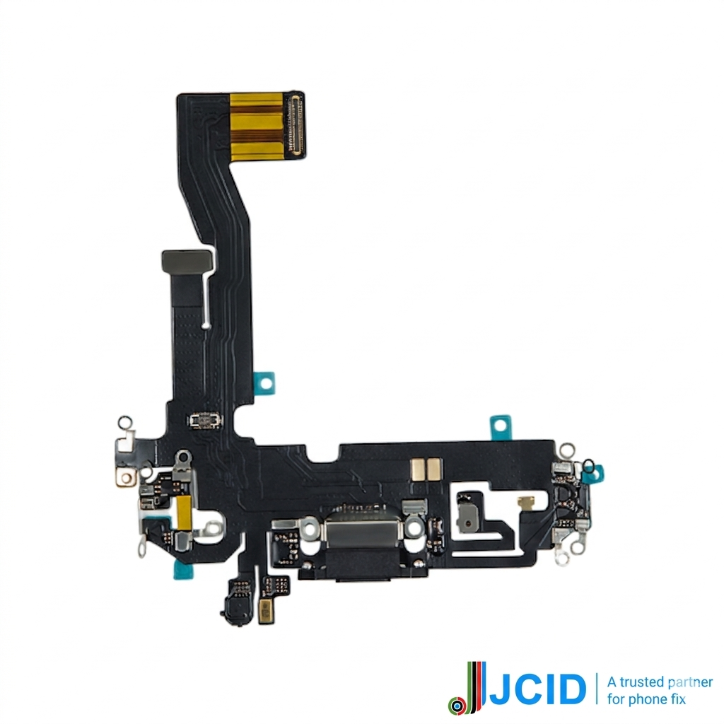 Iphone 12 Pro (premium) Jcid Charging Port Flex - Black