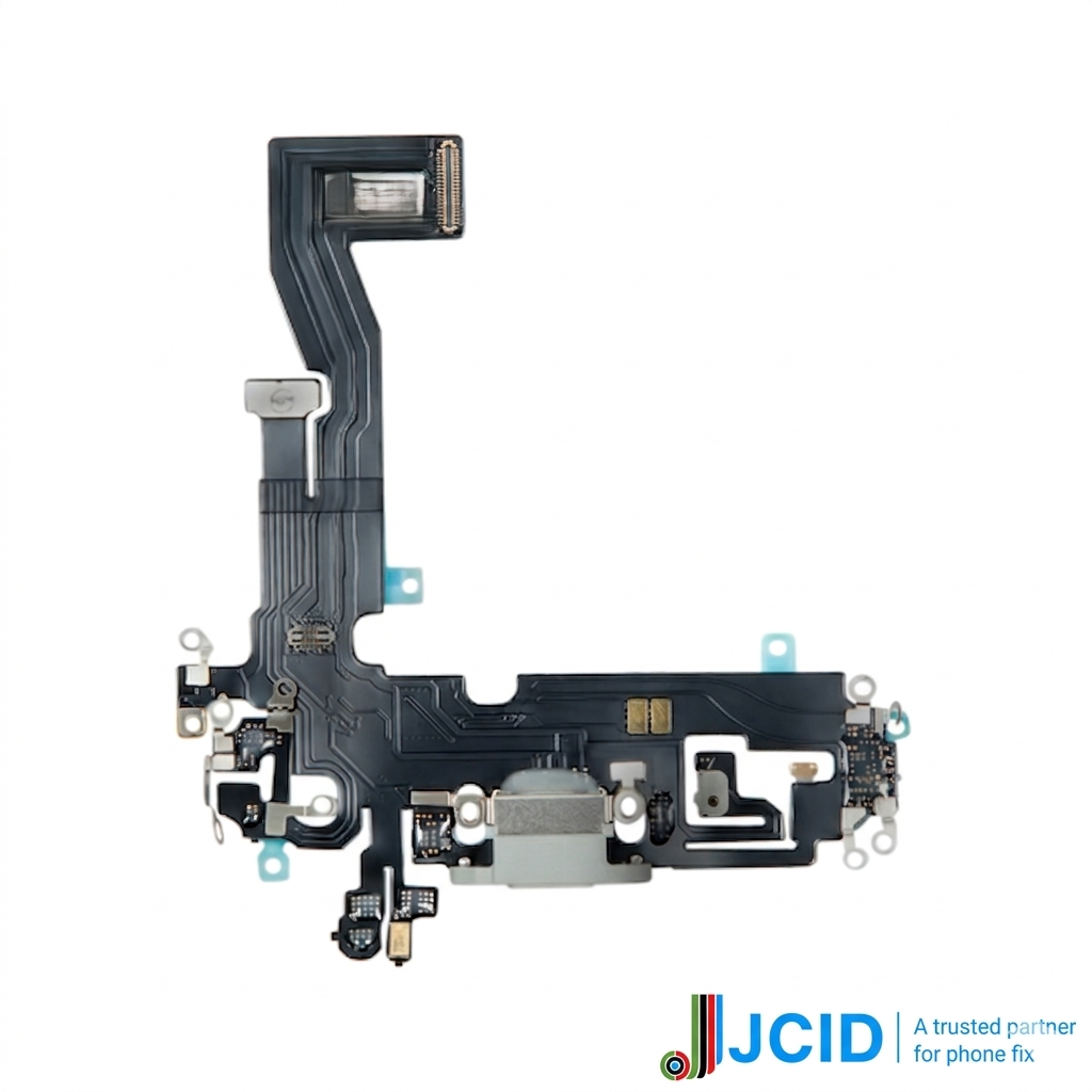 Iphone 12 Pro (premium) Jcid Charging Port Flex - Gray