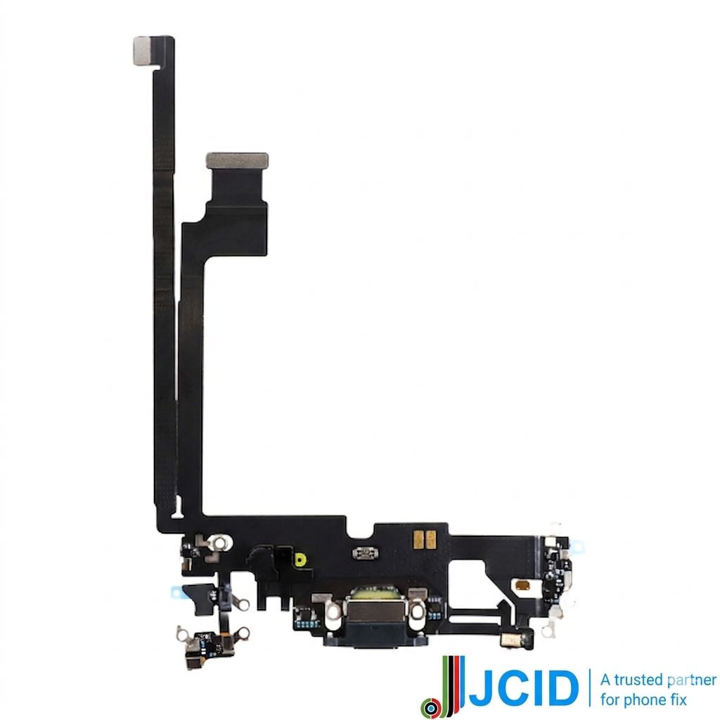 Iphone 12 Pro Max (premium) Jcid Charging Port Flex - Pacific Blue