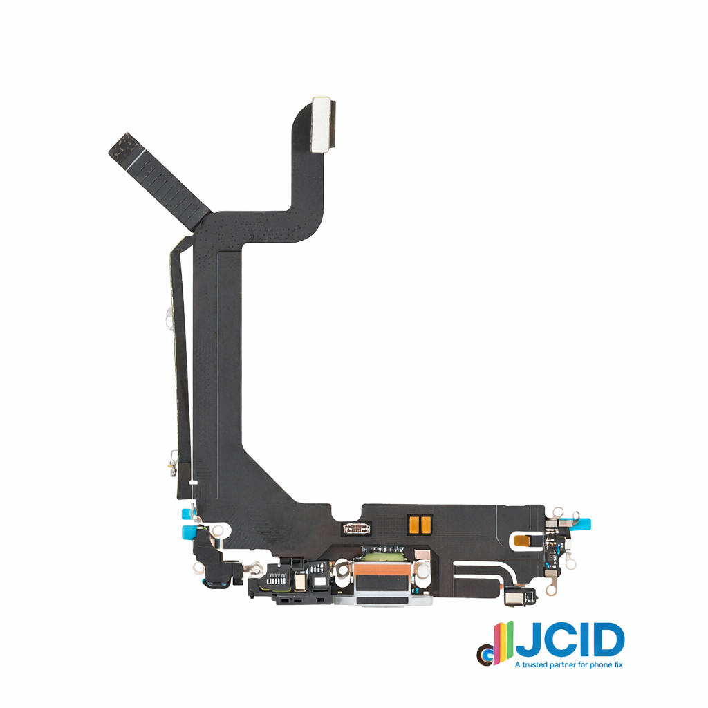 Iphone 14 Pro Max (premium) Jcid Charging Port Flex - Silver