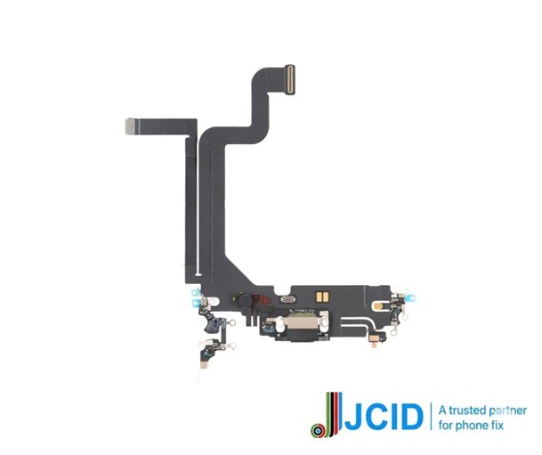 Iphone 14 Pro Max (premium) Jcid Charging Port Flex - Space Black