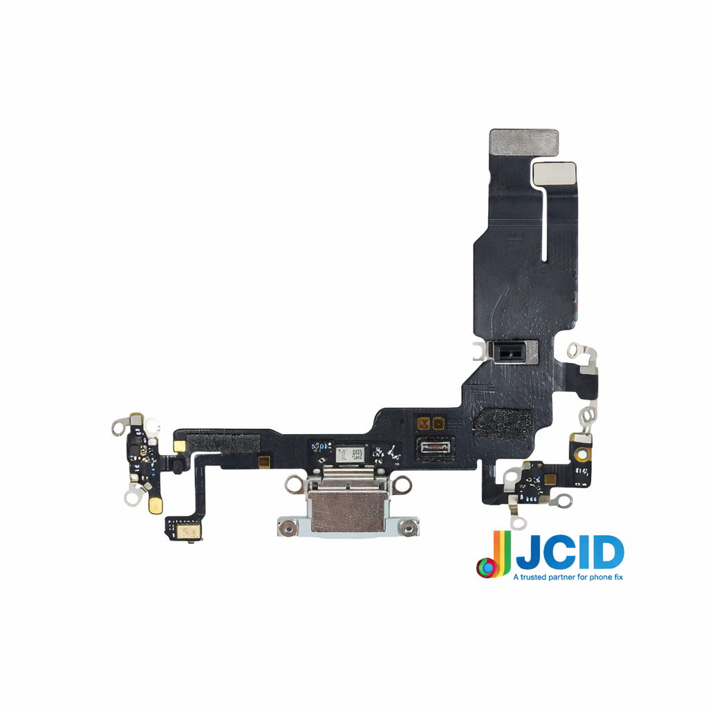 Iphone 15 (premium) Jcid Charging Port Flex - Blue