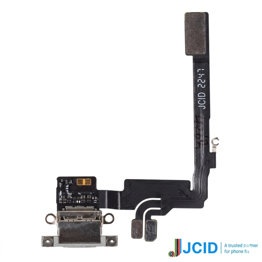 Iphone 16 Pro (premium) Jcid Charging Port Flex - Natural Titanium