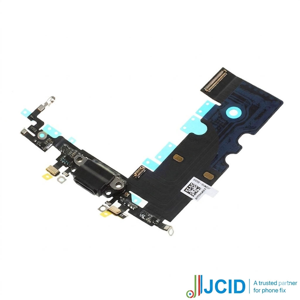 Iphone 8 (premium) Jcid Charging Port Flex - Space Gray