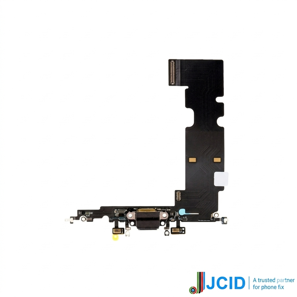 Iphone 8 Plus (premium) Jcid Charging Port Flex - Space Gray